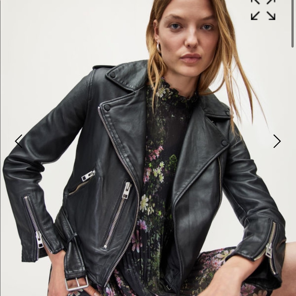 All Saints Balfern Leather Jacket